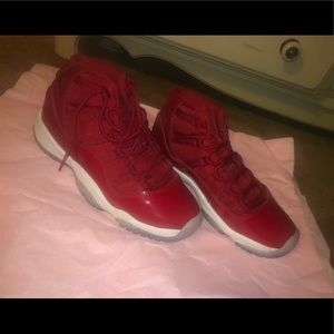Red Jordan 11s